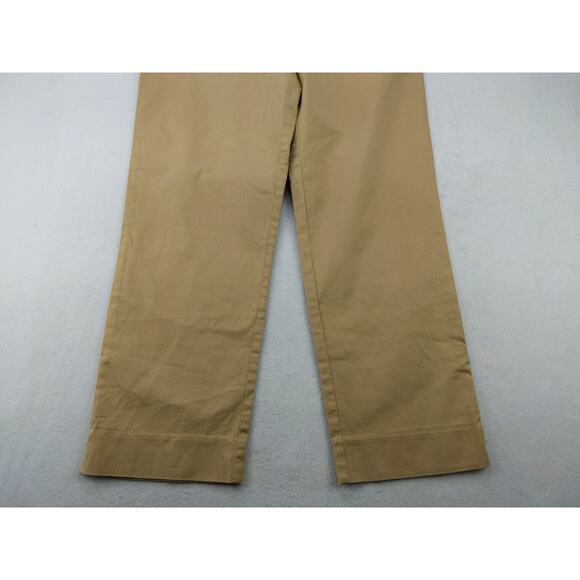 Womens Chaps Stretch Fabric Chino Pants Size 4 Tan Brown W/Tags - Picture 4 of 10